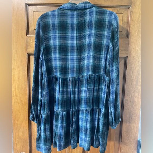 Lucky brand plaid tunic - Picture 4 of 13